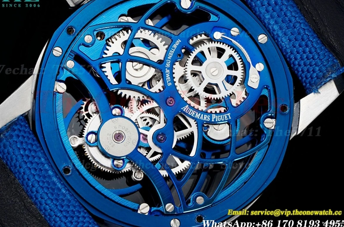 SS Toub 26600NB 41mm NY Skeleton Dial APPF Code11.59 1230